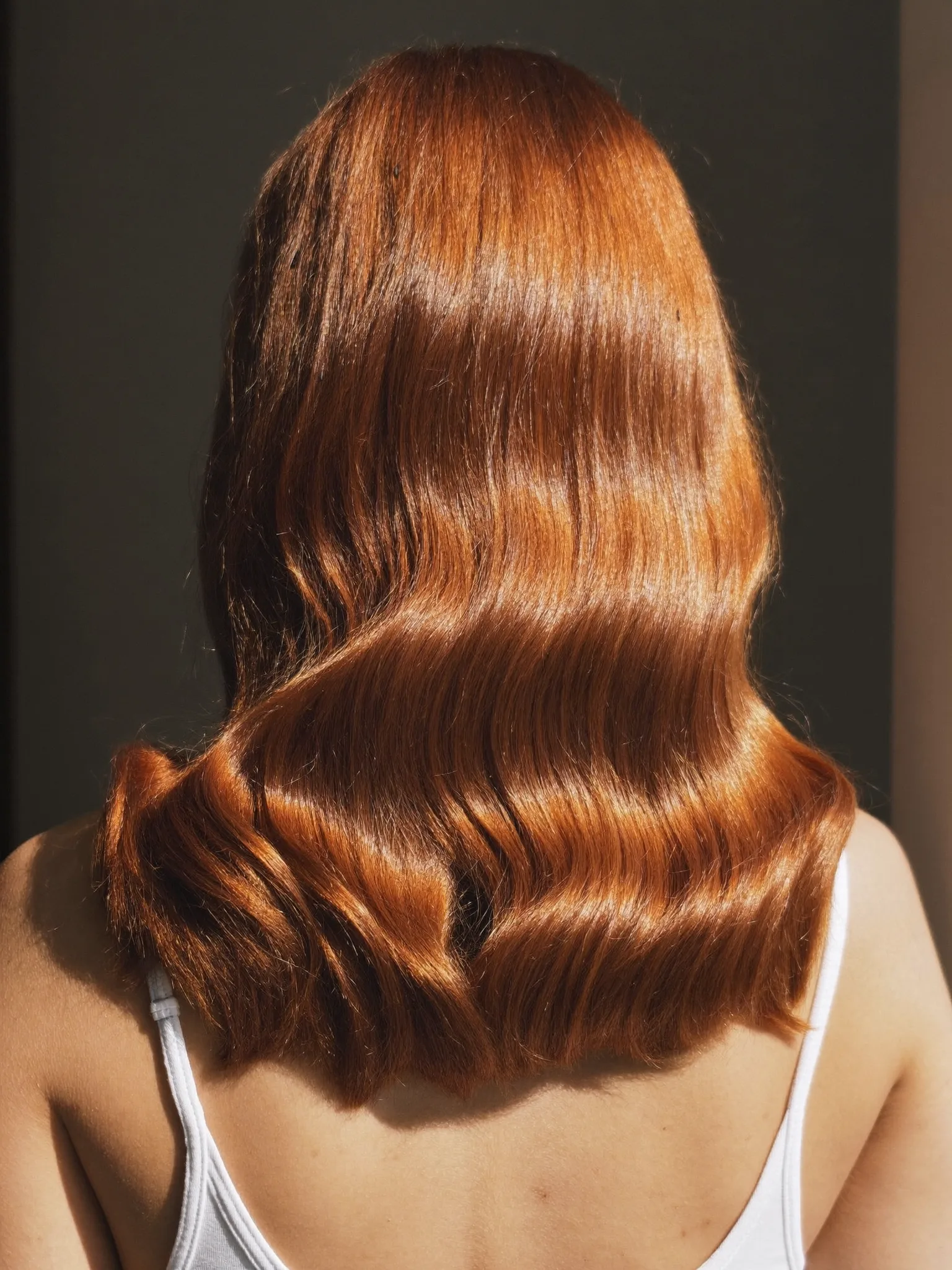 Copper melt with gloss